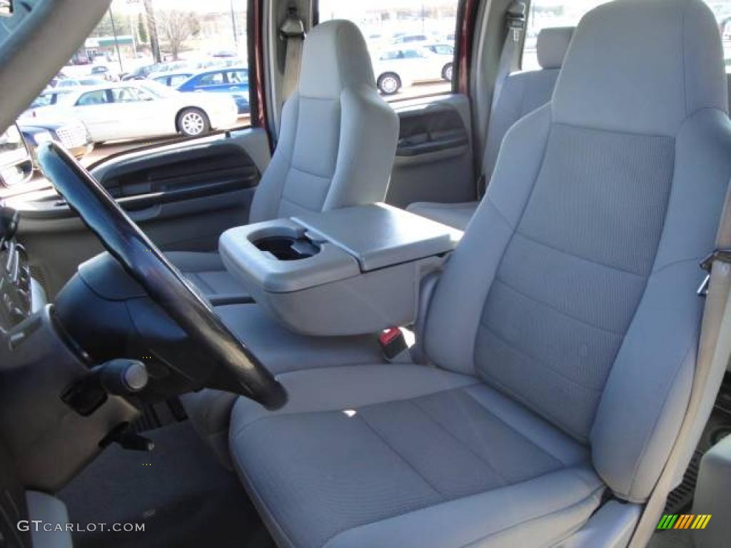 2007 F250 Super Duty XLT Crew Cab 4x4 - Dark Toreador Red Metallic / Medium Flint photo #16
