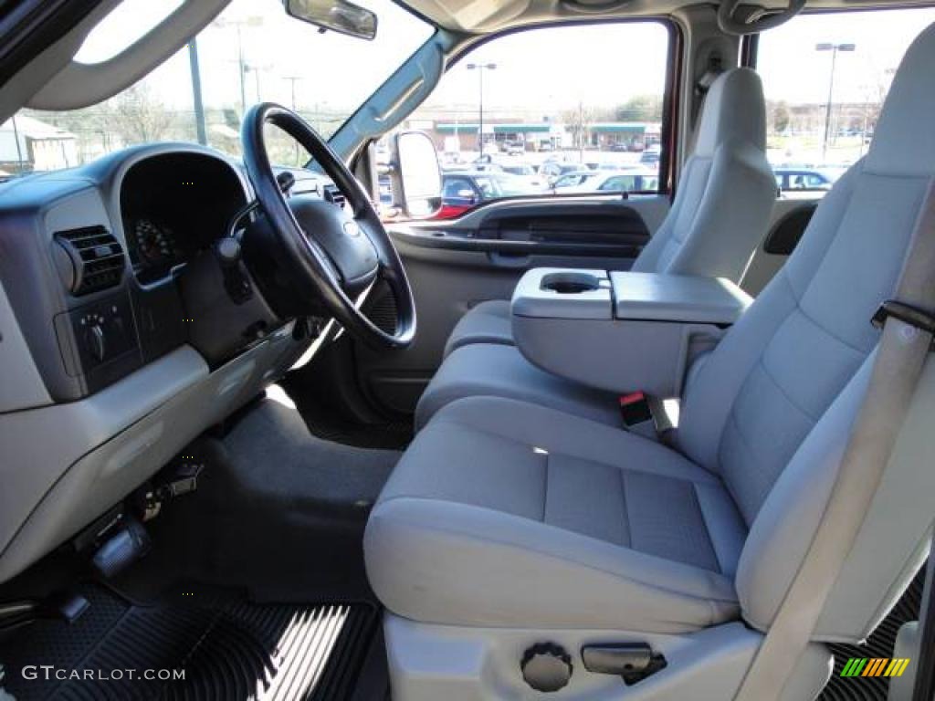 2007 F250 Super Duty XLT Crew Cab 4x4 - Dark Toreador Red Metallic / Medium Flint photo #17