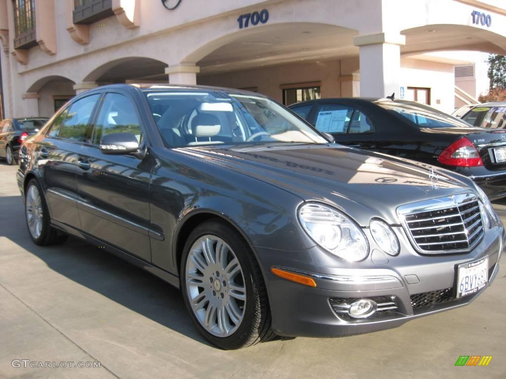 2008 E 350 Sedan - Flint Grey Metallic / Ash photo #1