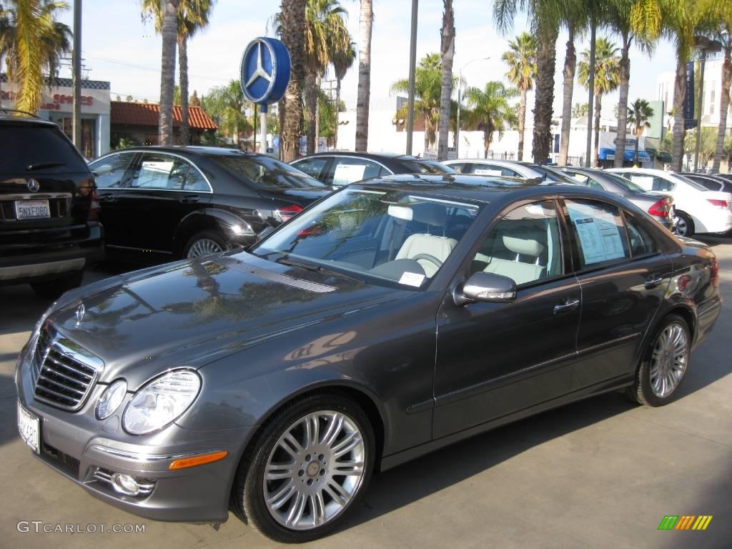 2008 E 350 Sedan - Flint Grey Metallic / Ash photo #5
