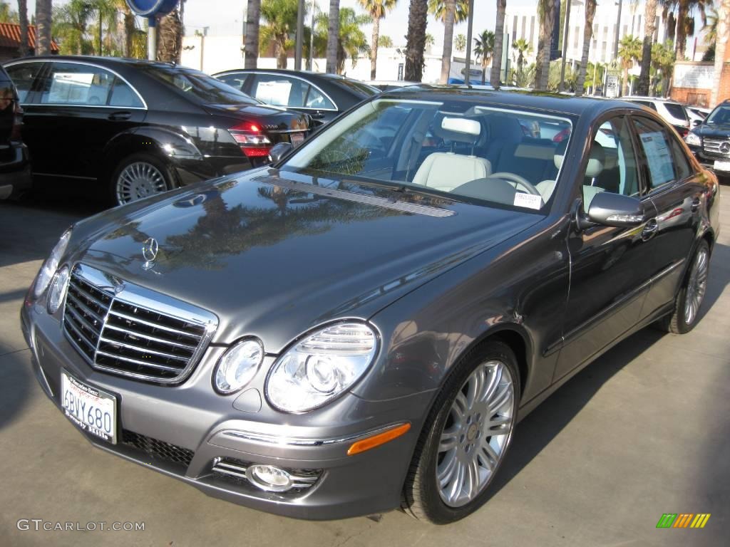 2008 E 350 Sedan - Flint Grey Metallic / Ash photo #6