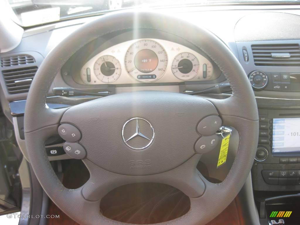 2008 E 350 Sedan - Flint Grey Metallic / Ash photo #20
