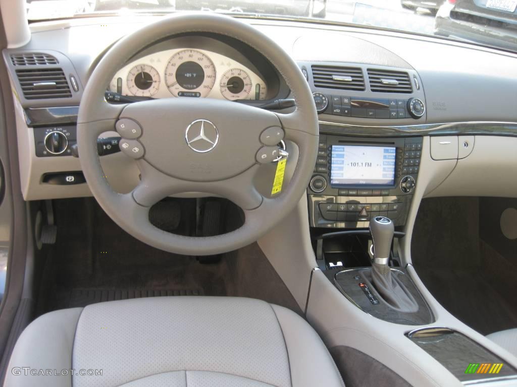 2008 E 350 Sedan - Flint Grey Metallic / Ash photo #24