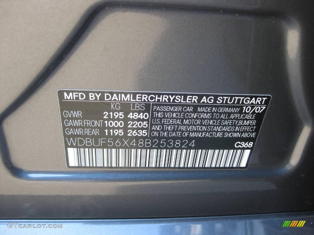 2008 E 350 Sedan - Flint Grey Metallic / Ash photo #27