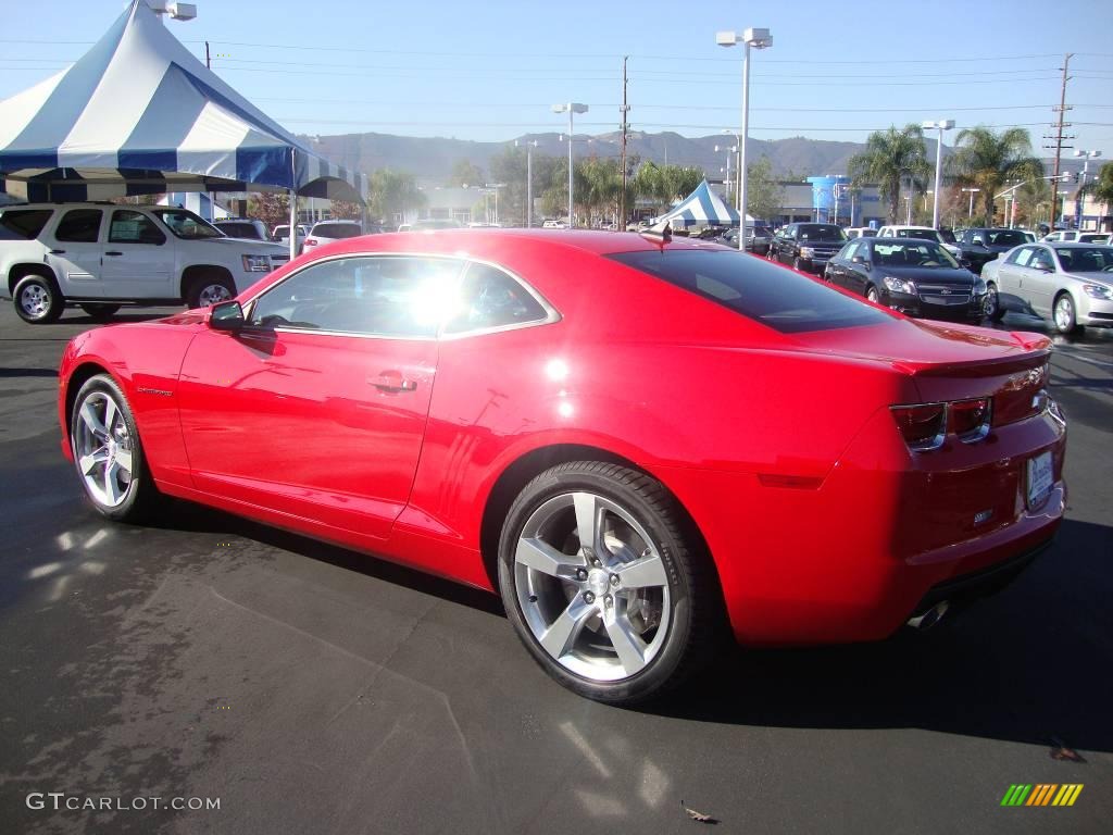 2010 Camaro SS/RS Coupe - Victory Red / Black photo #6