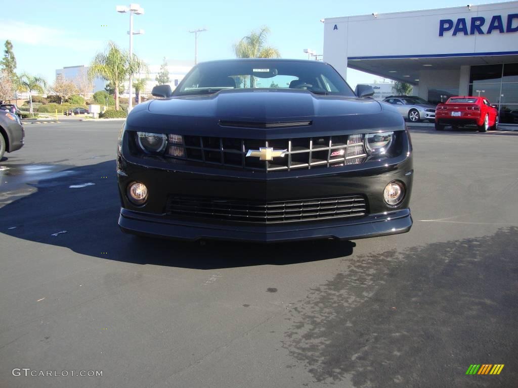 2010 Camaro SS/RS Coupe - Black / Black photo #3