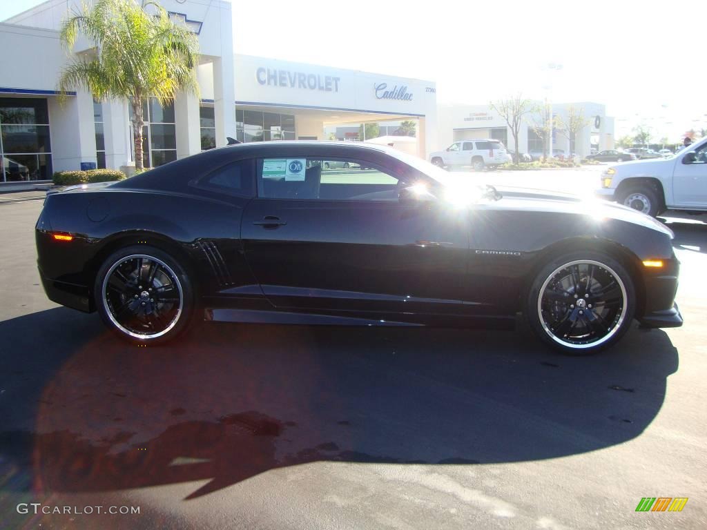 2010 Camaro SS/RS Coupe - Black / Black photo #8