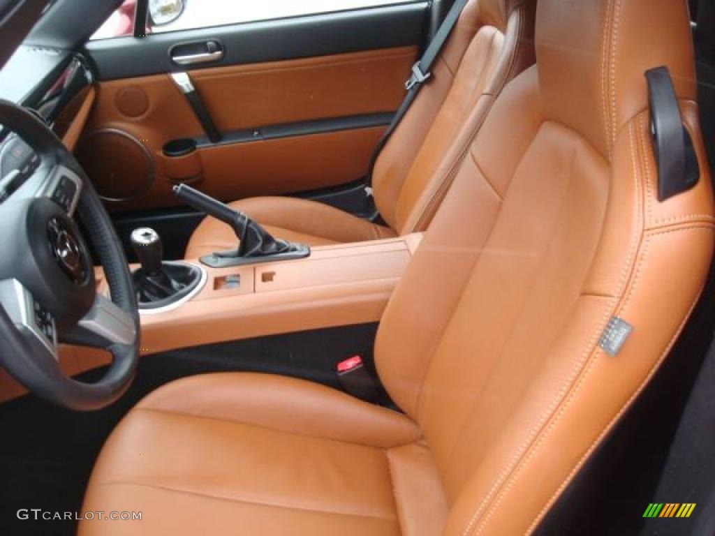 2007 MX-5 Miata Grand Touring Roadster - Copper Red Mica / Tan photo #8