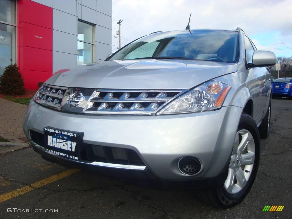 2006 Murano S AWD - Brilliant Silver Metallic / Charcoal photo #3