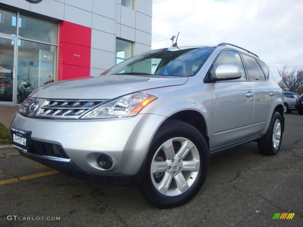 2006 Murano S AWD - Brilliant Silver Metallic / Charcoal photo #4