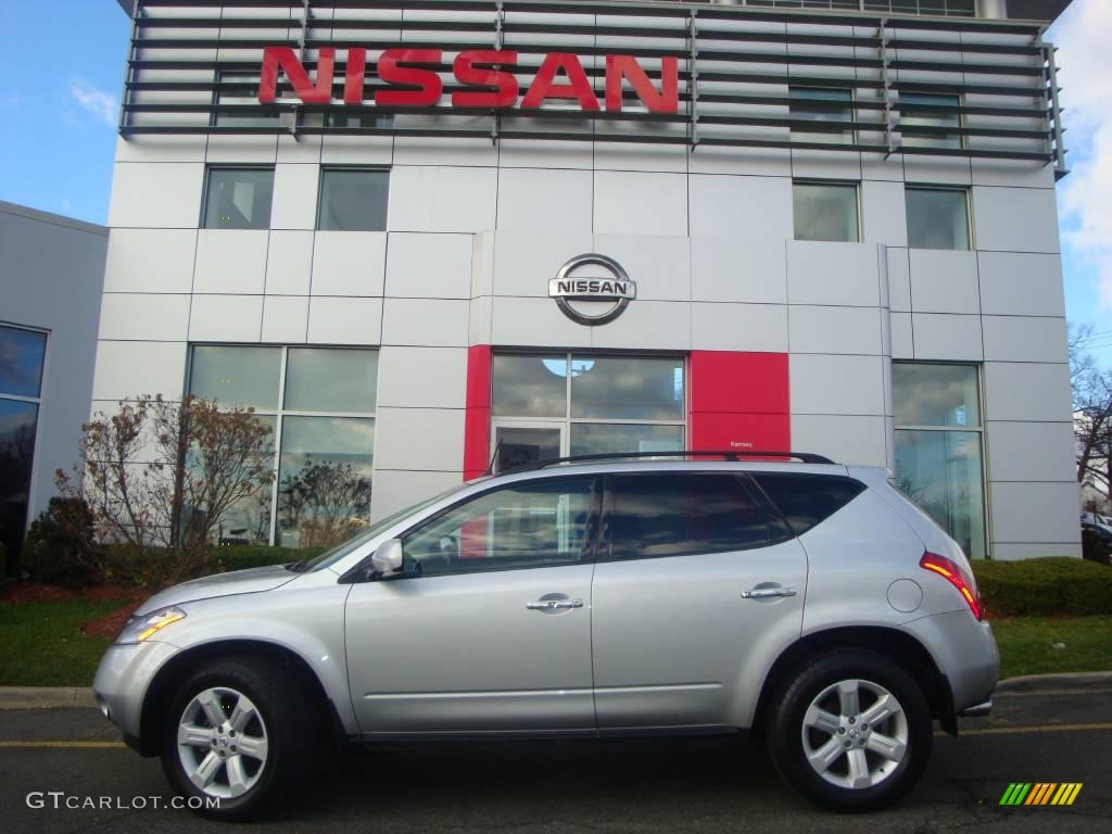 2006 Murano S AWD - Brilliant Silver Metallic / Charcoal photo #6