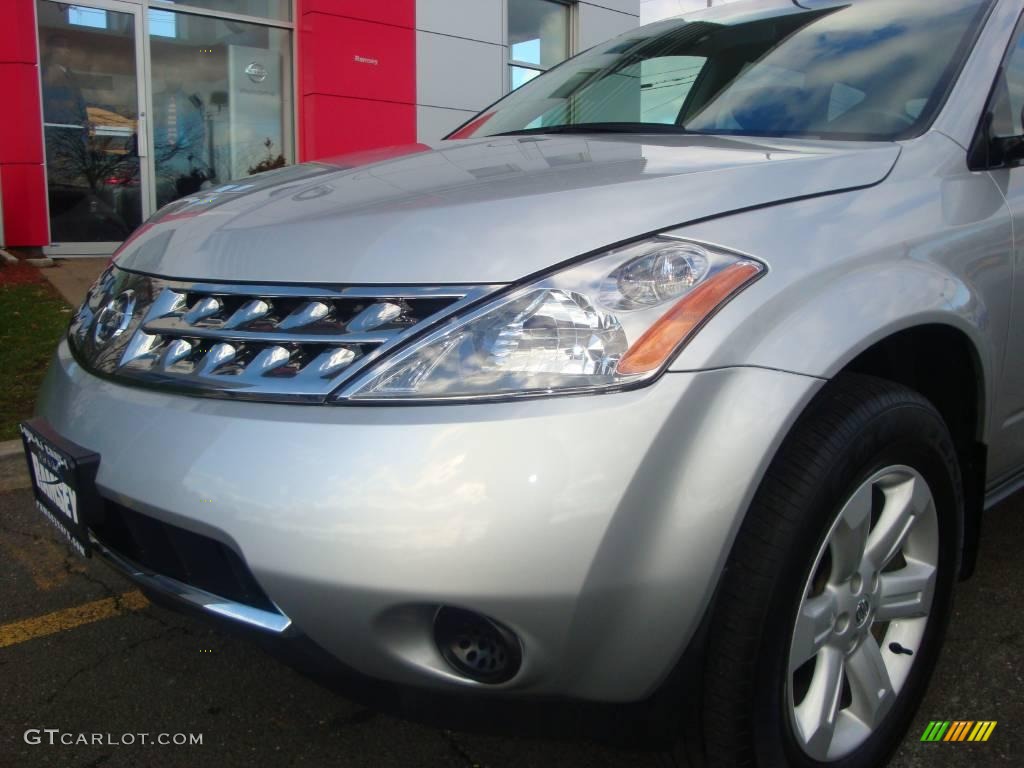 2006 Murano S AWD - Brilliant Silver Metallic / Charcoal photo #16