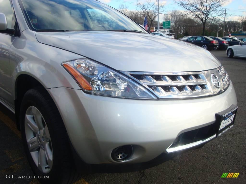 2006 Murano S AWD - Brilliant Silver Metallic / Charcoal photo #22