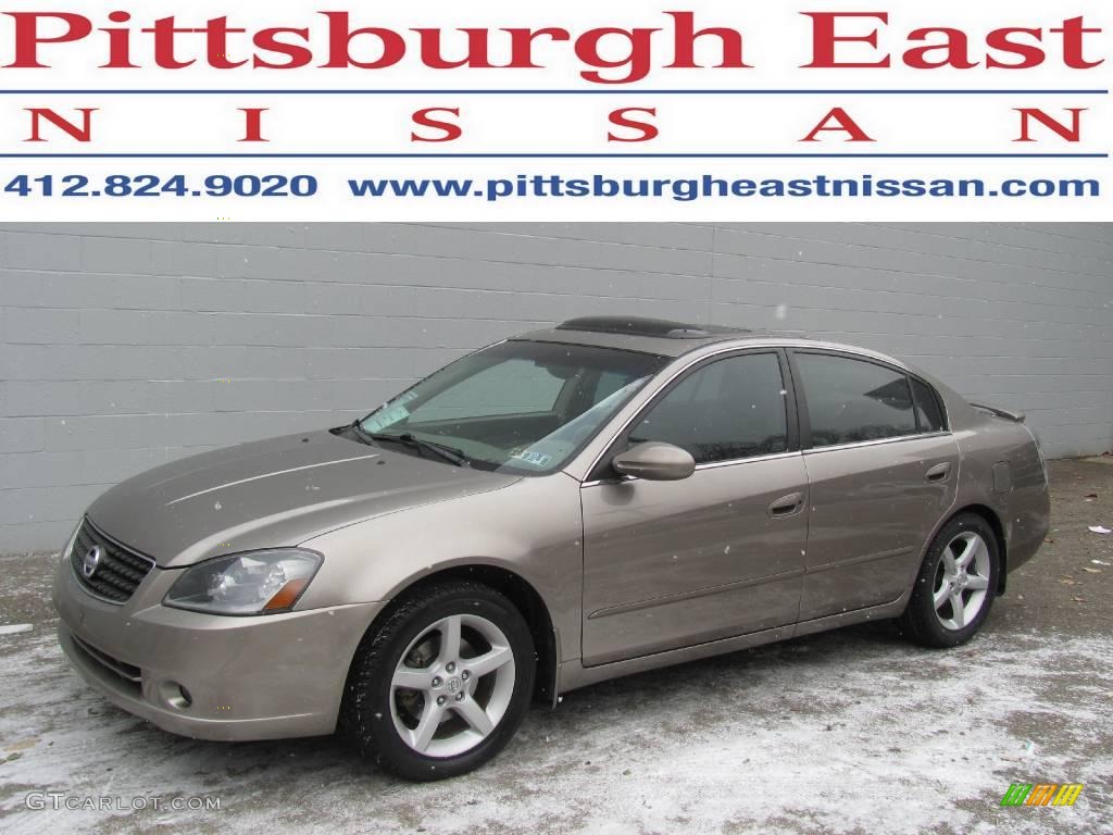 2006 Altima 3.5 SE - Polished Pewter Metallic / Blond photo #1