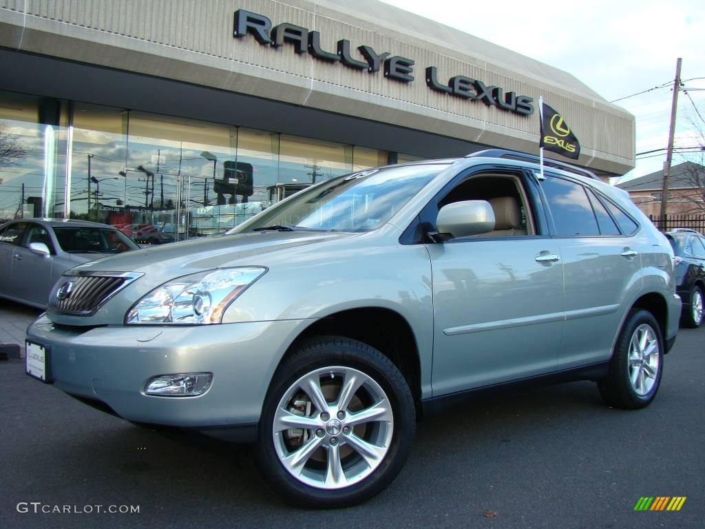 2009 RX 350 AWD - Breakwater Blue Metallic / Parchment photo #1