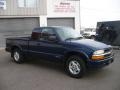2001 Indigo Blue Metallic Chevrolet S10 LS Extended Cab 4x4  photo #3