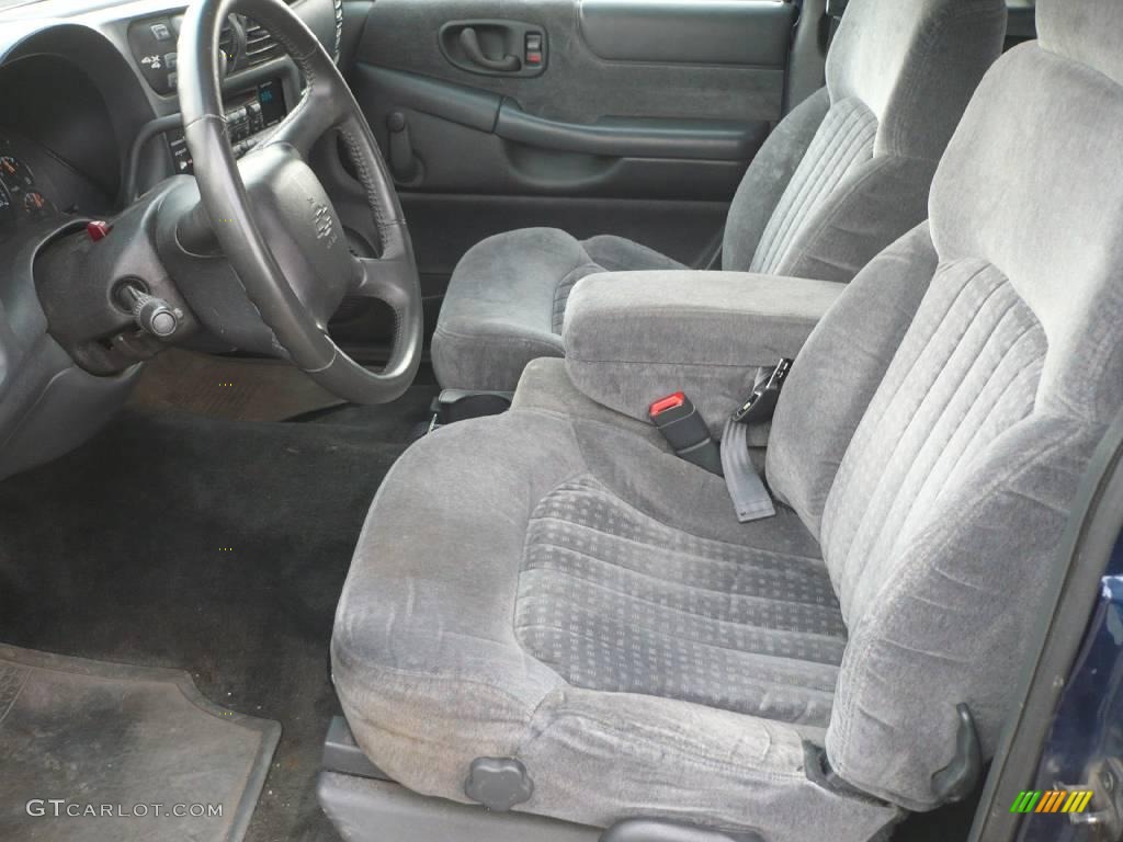 2001 S10 LS Extended Cab 4x4 - Indigo Blue Metallic / Graphite photo #6