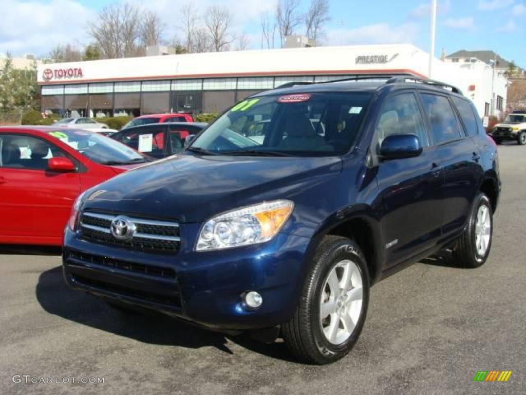 2007 RAV4 Limited 4WD - Nautical Blue Metallic / Ash Gray photo #1