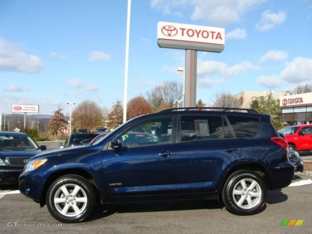 2007 RAV4 Limited 4WD - Nautical Blue Metallic / Ash Gray photo #3