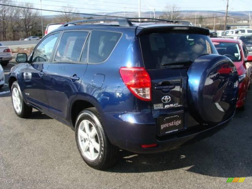 2007 RAV4 Limited 4WD - Nautical Blue Metallic / Ash Gray photo #4