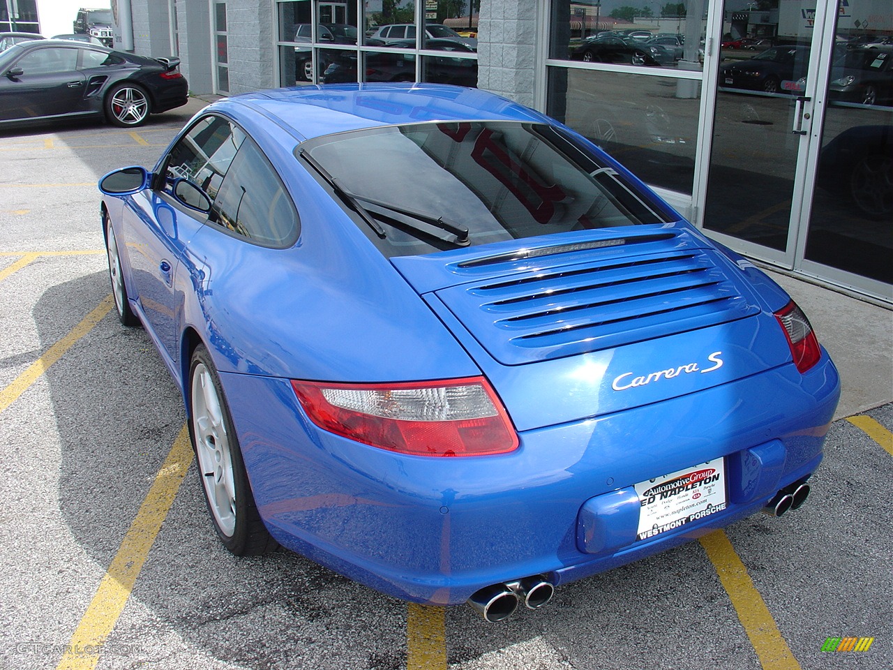 2006 911 Carrera S Coupe - Blue Metallic Paint to Sample / Black photo #7