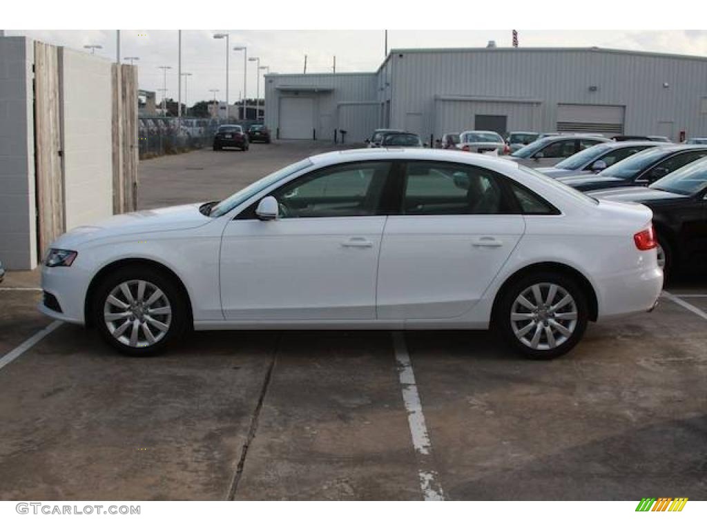2009 A4 3.2 quattro Sedan - Ibis White / Cardamom Beige photo #1