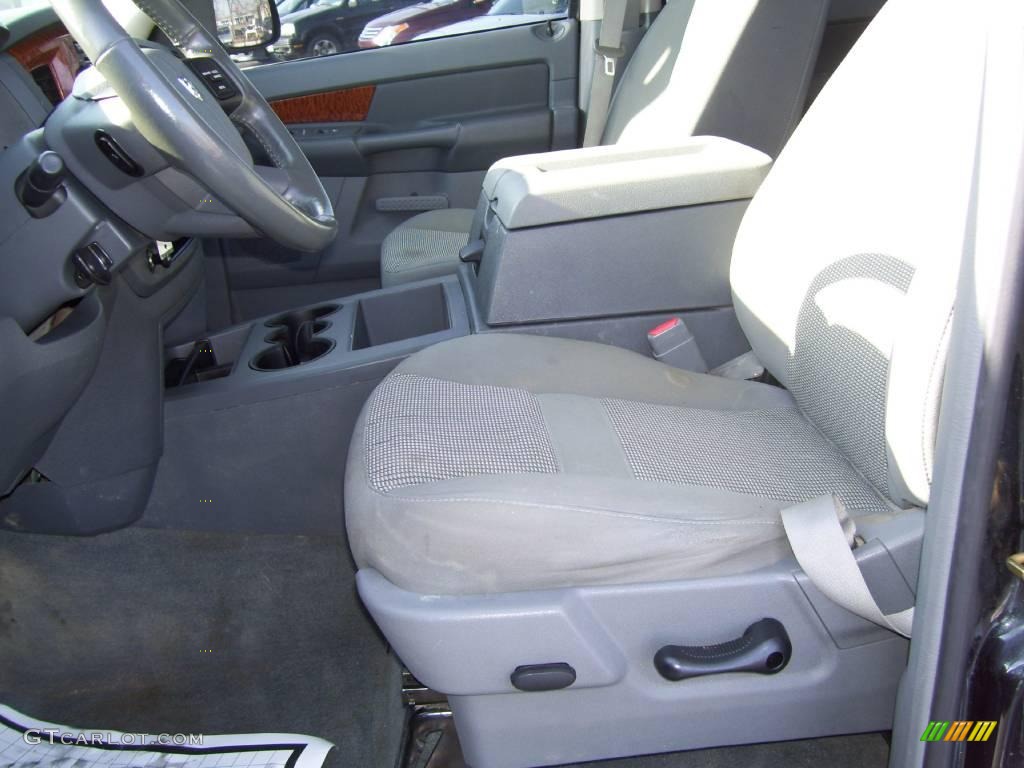 2006 Ram 1500 SLT Quad Cab 4x4 - Brilliant Black Crystal Pearl / Medium Slate Gray photo #10