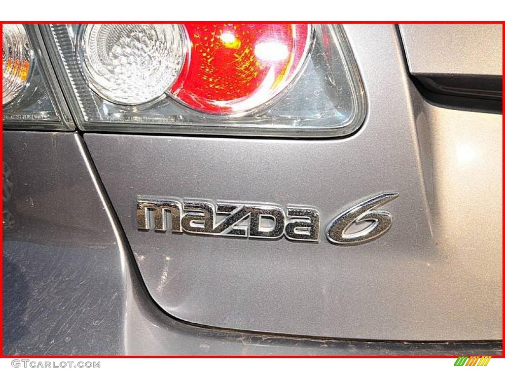 2006 MAZDA6 i Sedan - Tungsten Gray Metallic / Gray photo #4