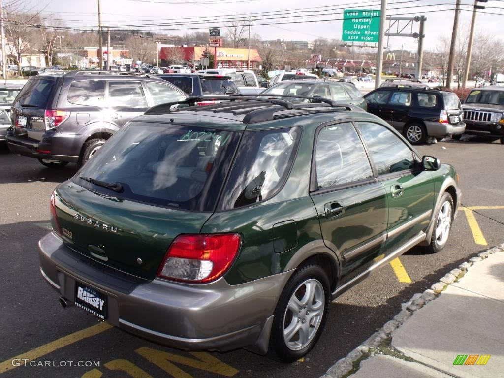 2003 Impreza Outback Sport Wagon - Savanna Green Metallic / Gray photo #5