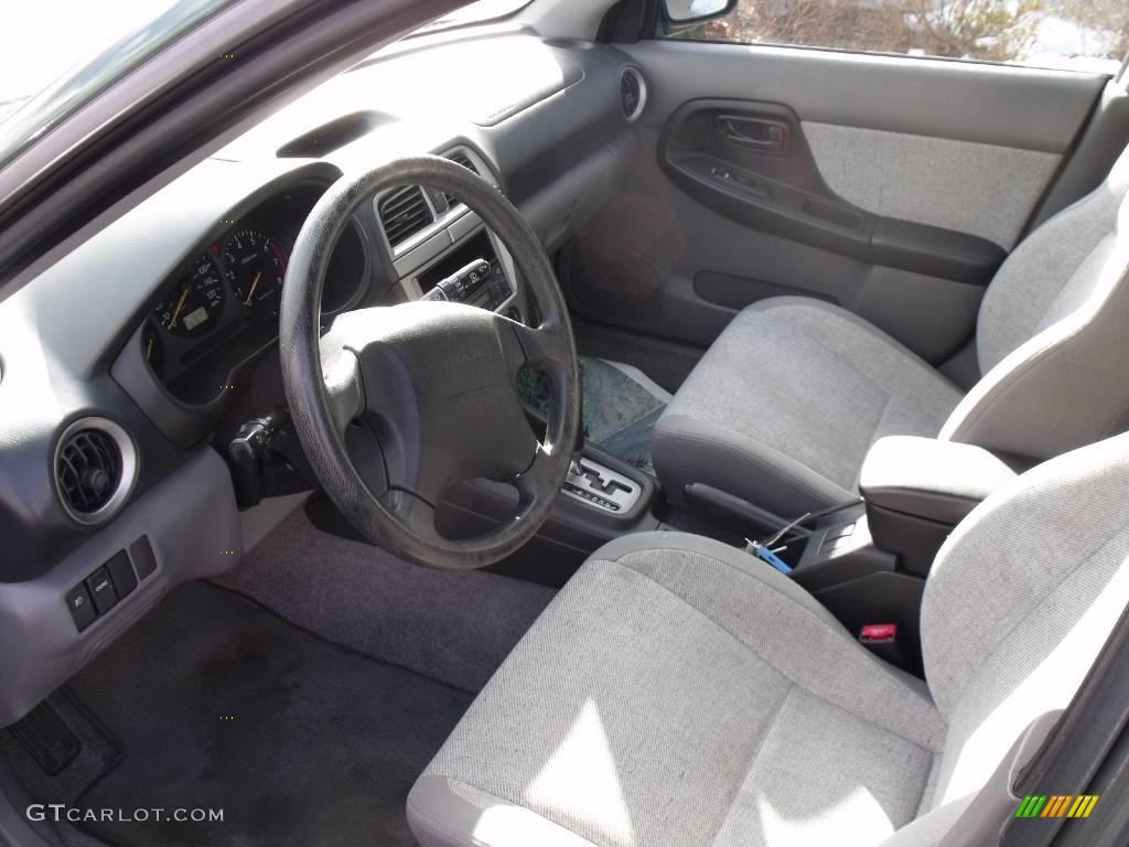 2003 Impreza Outback Sport Wagon - Savanna Green Metallic / Gray photo #7