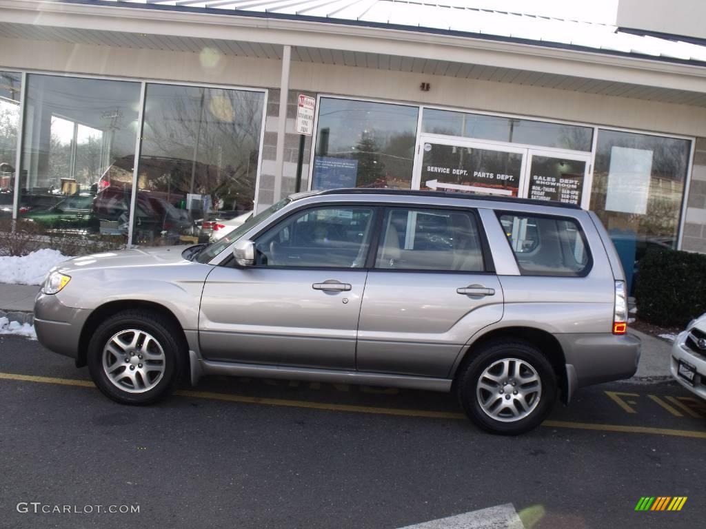 2006 Forester 2.5 X L.L.Bean Edition - Crystal Gray Metallic / Desert Beige photo #2