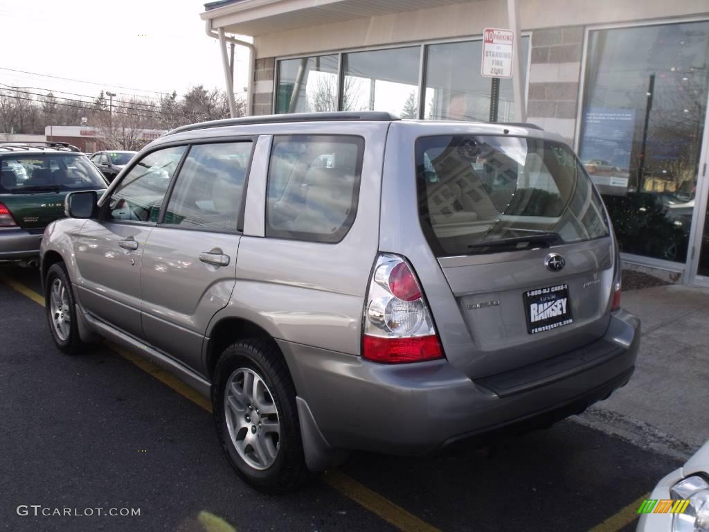 2006 Forester 2.5 X L.L.Bean Edition - Crystal Gray Metallic / Desert Beige photo #3