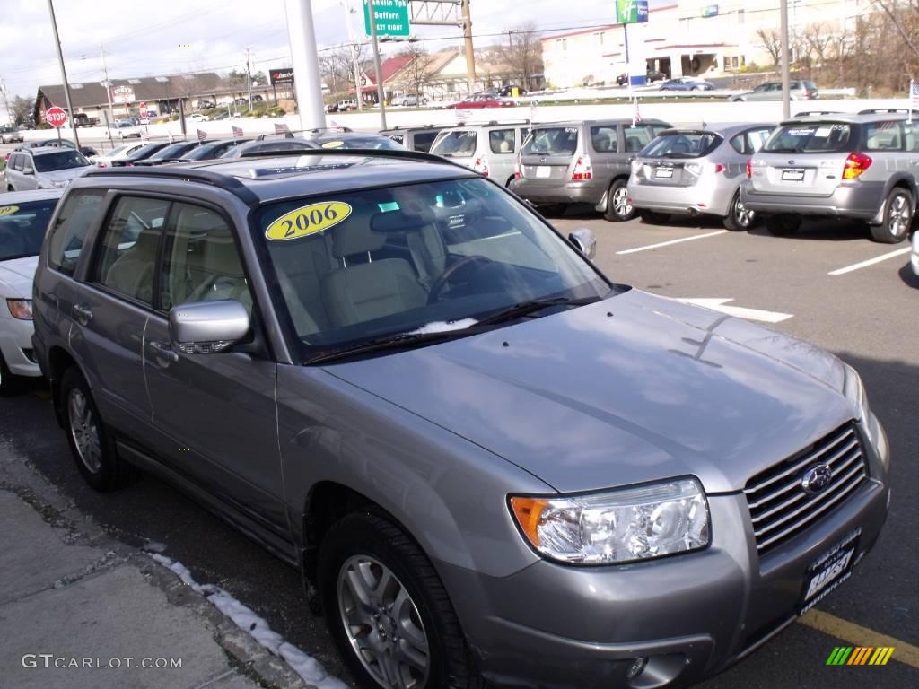 2006 Forester 2.5 X L.L.Bean Edition - Crystal Gray Metallic / Desert Beige photo #5