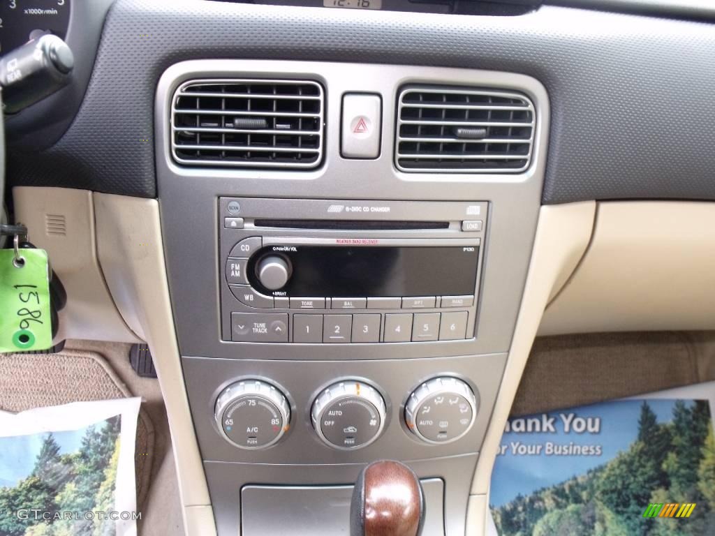 2006 Forester 2.5 X L.L.Bean Edition - Crystal Gray Metallic / Desert Beige photo #8