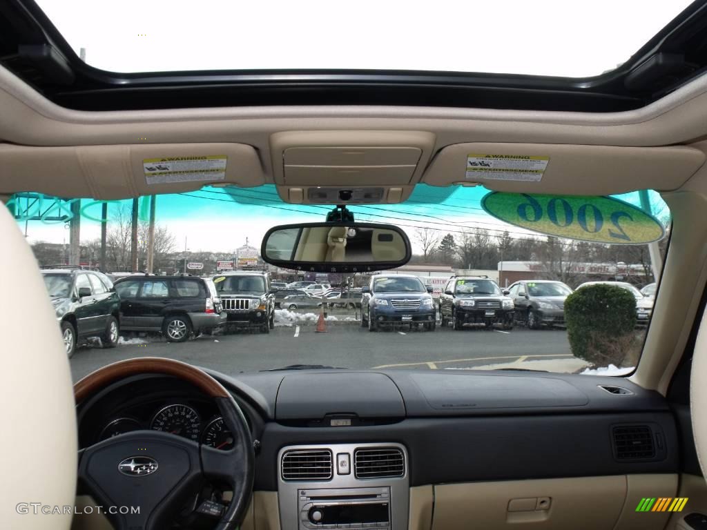 2006 Forester 2.5 X L.L.Bean Edition - Crystal Gray Metallic / Desert Beige photo #10