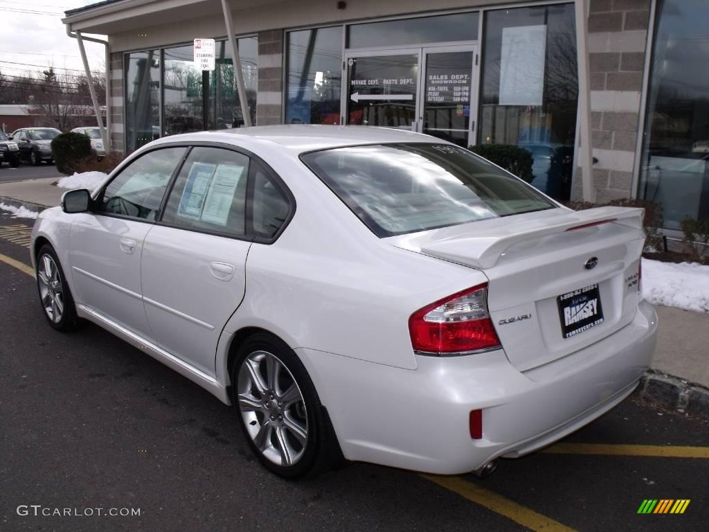 2009 Legacy 3.0R Limited - Satin White Pearl / Warm Ivory photo #3