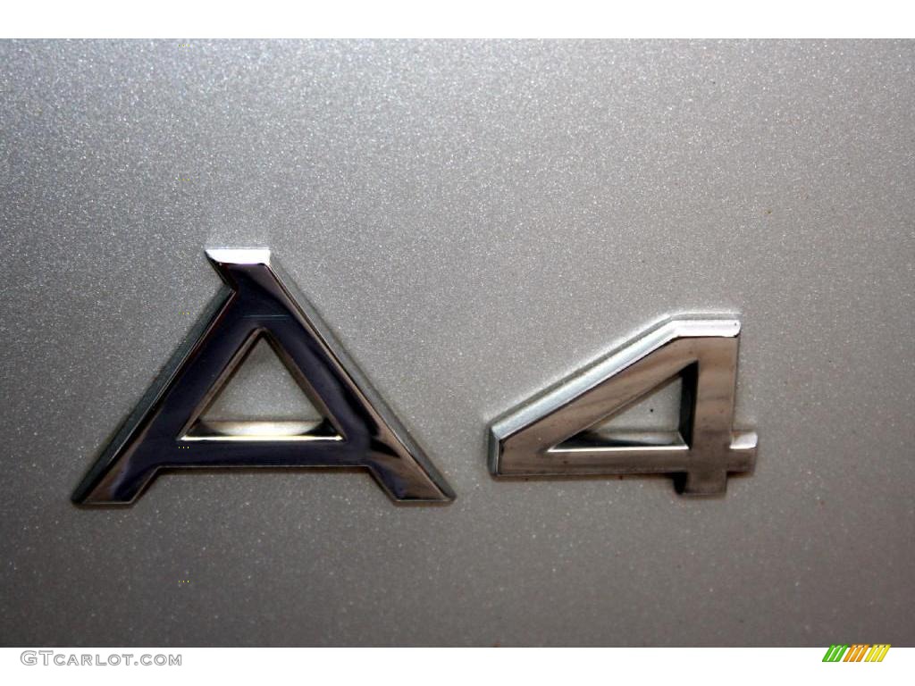 2004 A4 1.8T Sedan - Light Silver Metallic / Platinum photo #18