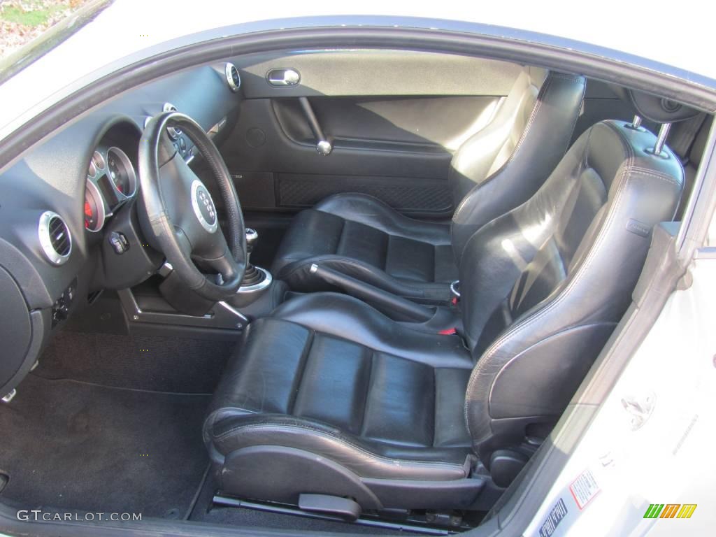 Ebony Interior 2002 Audi TT 1.8T quattro Coupe Photo #23194753