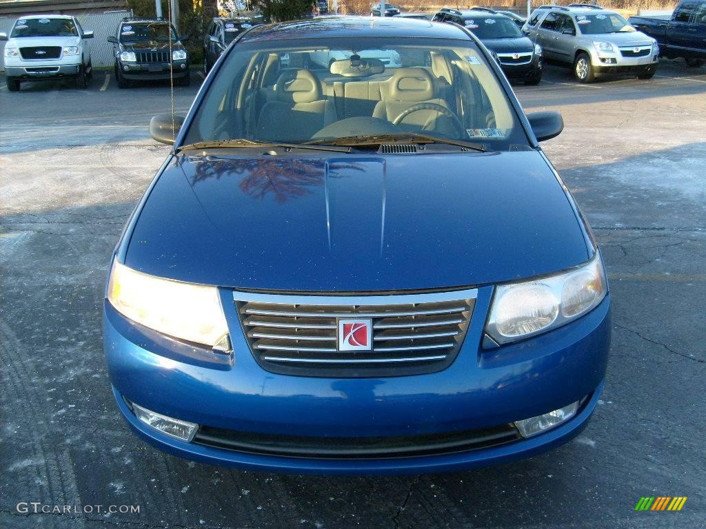 2005 ION 3 Sedan - Pacific Blue / Gray photo #7