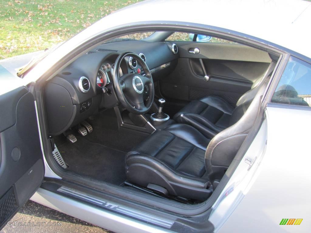 Ebony Interior 2002 Audi TT 1.8T quattro Coupe Photo #23195113