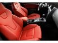 Magma Red Silk Nappa Leather 2010 Audi S5 4.2 FSI quattro Coupe Interior Color