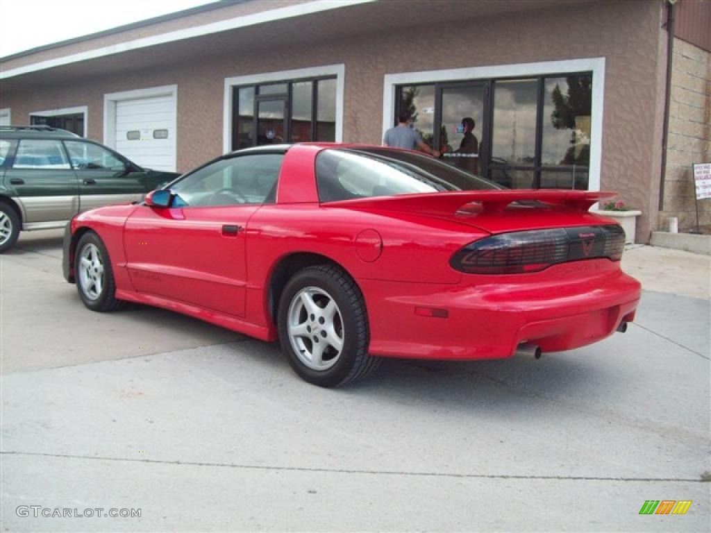 1997 Firebird Trans Am Coupe - Bright Red / Dark Pewter photo #8
