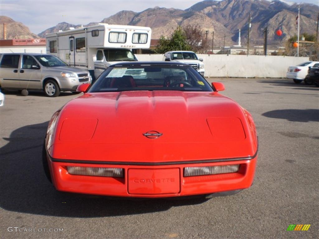 1985 Corvette Coupe - Bright Red / Carmine Red photo #2