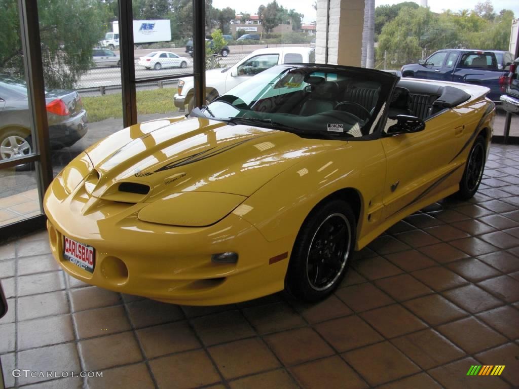 2002 Firebird Trans Am WS-6 Convertible - Collector Edition Yellow / Ebony Black photo #1