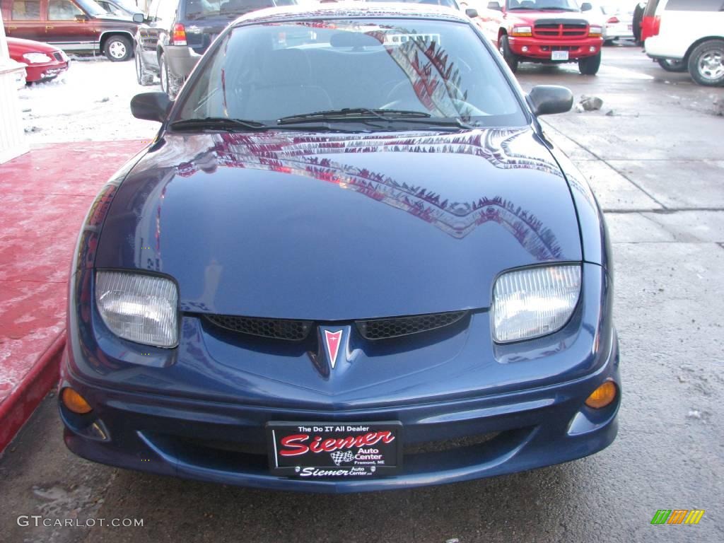 2002 Sunfire SE Coupe - Indigo Blue Metallic / Graphite photo #3