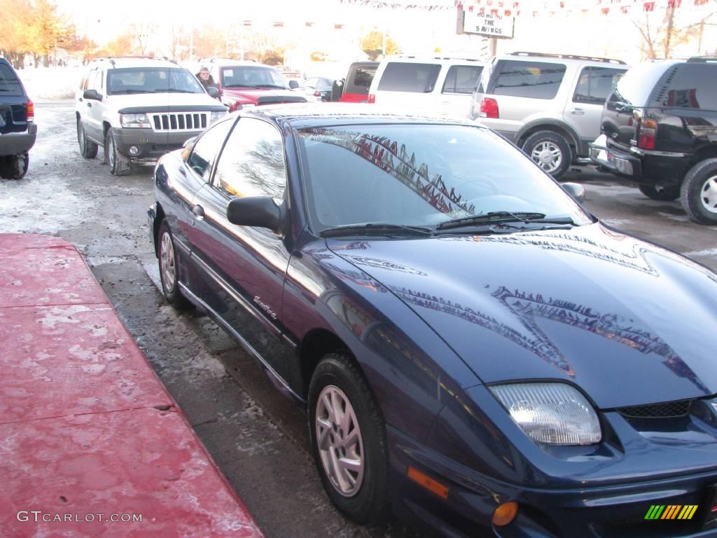 2002 Sunfire SE Coupe - Indigo Blue Metallic / Graphite photo #5