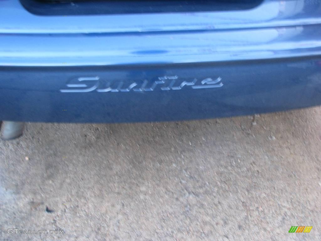 2002 Sunfire SE Coupe - Indigo Blue Metallic / Graphite photo #7