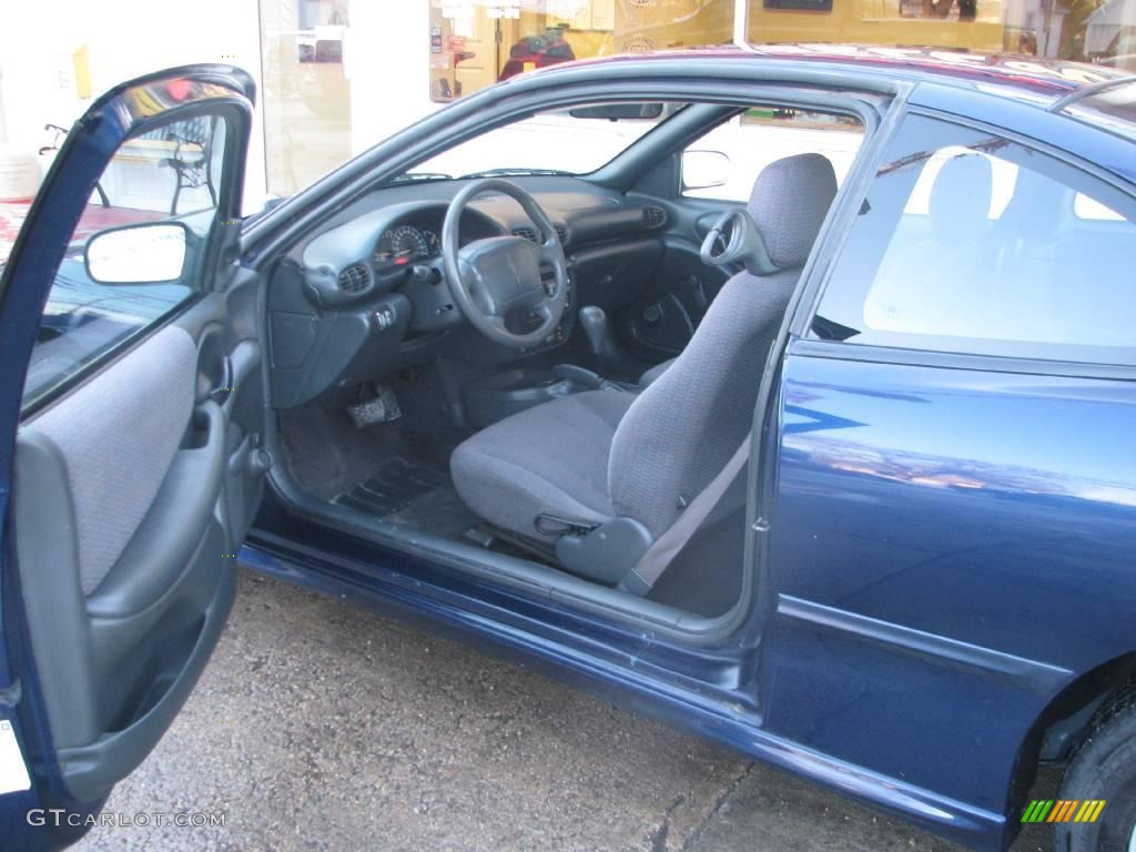 2002 Sunfire SE Coupe - Indigo Blue Metallic / Graphite photo #11