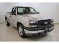 2004 Silver Birch Metallic Chevrolet Silverado 1500 Regular Cab  photo #1