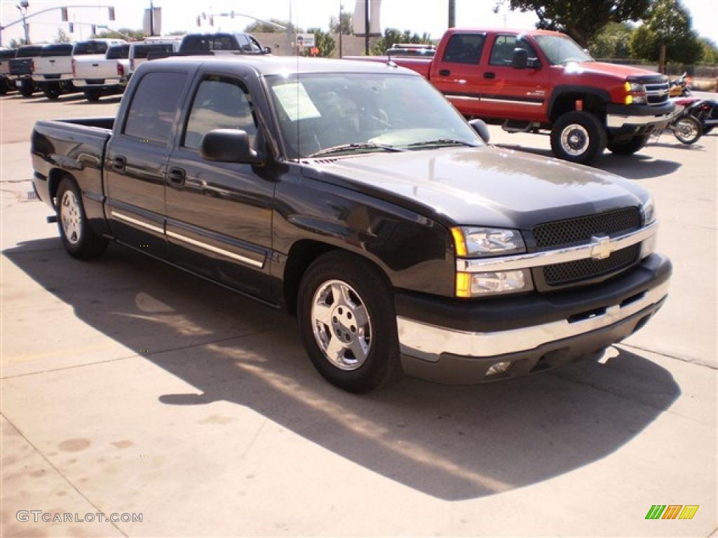 2004 Silverado 1500 LT Crew Cab - Dark Gray Metallic / Dark Charcoal photo #4